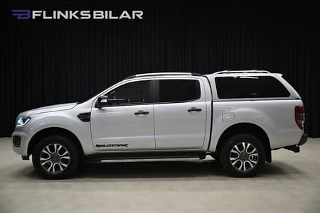 Ford Ranger Dubbelhytt 213HK Automat|Wildtrack|Kåpa|Drag|Värmare|Leasbar|SeUtr