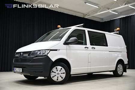 Volkswagen Transporter Kombi 4Motion 150HK Dubbelhytt|Kombi|V-Inredd|Leasbar|SeUtr!!