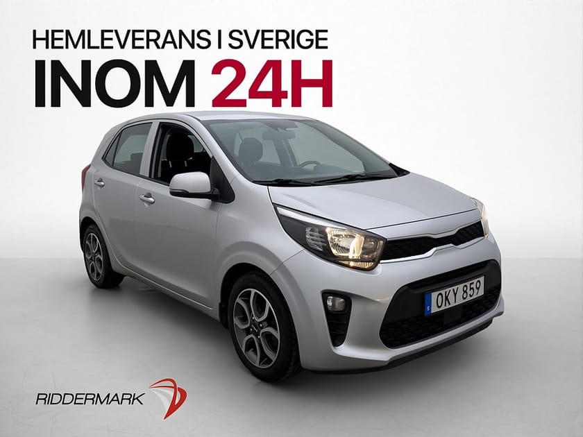 Bild 1 av Kia Picanto 1.0 MPI 67hk Advance Kamera CarPlay Rattvärme