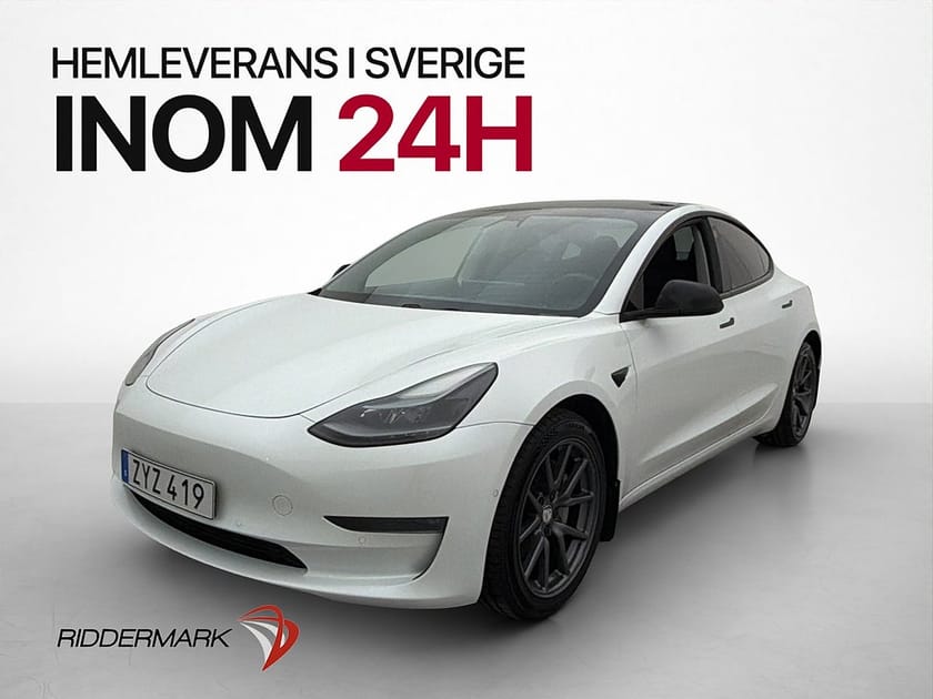 Bild 4 av Tesla Model 3 Long Range AWD Drag Svensksåld Panorama