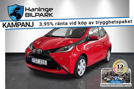 Toyota Aygo 5-dörrar 1.0 VVT-i/SUPERDEAL 3,95 %/NYSERVAD