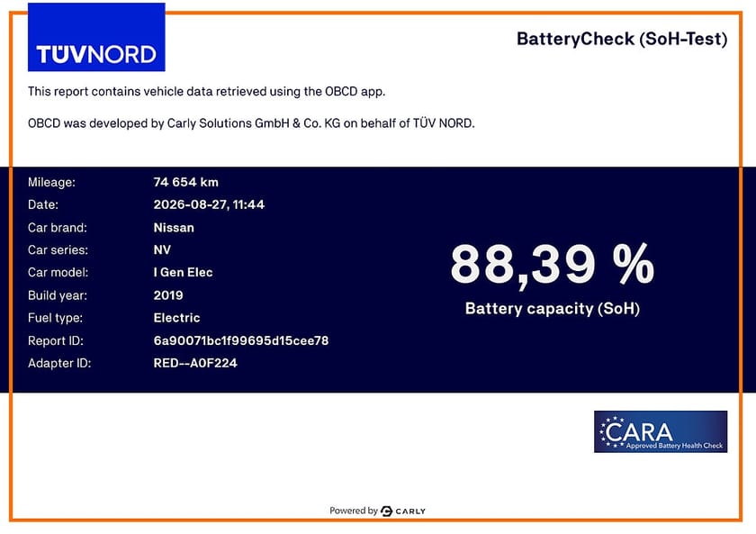 Bild 2 av Nissan e-NV200 Van 40 kWh Premium Drag Navi Kamera