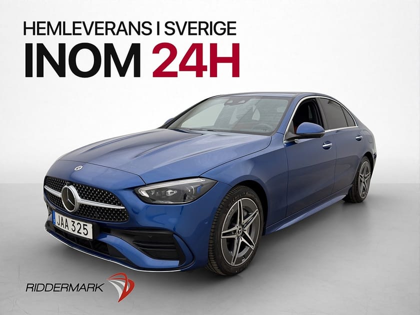 Bild 3 av Mercedes-Benz C 300 e C300 313hk AMG Värm Navi Kamera Läderklädsel