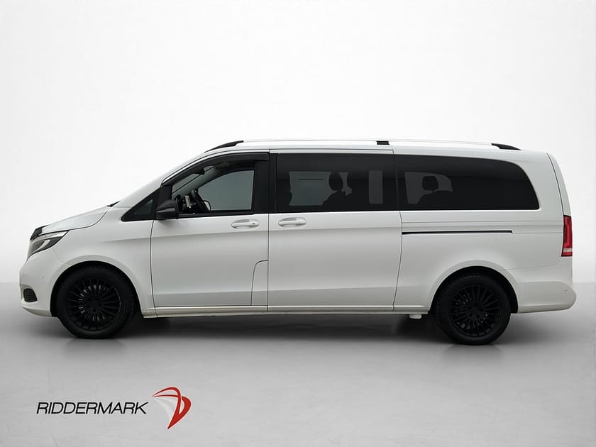 Bild 5 av Mercedes-Benz V 220d 3.1t 220 X-Lång Värm Drag Kamera 2xDörr 7-Sits