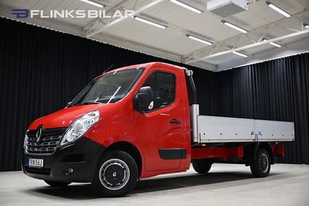 Renault Master Chassi Cab 2.3 dCi 130HK L4|Långflak|Navi|Lågmil|Kamkedja|Leasbar