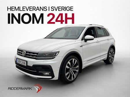 Volkswagen Tiguan 190hk 4M R-Line Pano Värmare Cockpit Drag