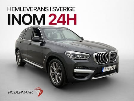 BMW X3 xDrive20d 190hk Kamera Värmare CarPlay Navi Drag