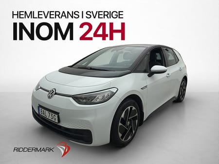 Volkswagen ID.3 Pro Performance 204hk Navi Rattvärme CarPlay