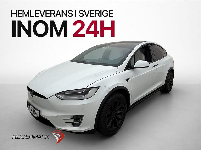 Bild 3 av Tesla Model X Long Range "FSD" Ljus Interiör Dragkrok MOMS