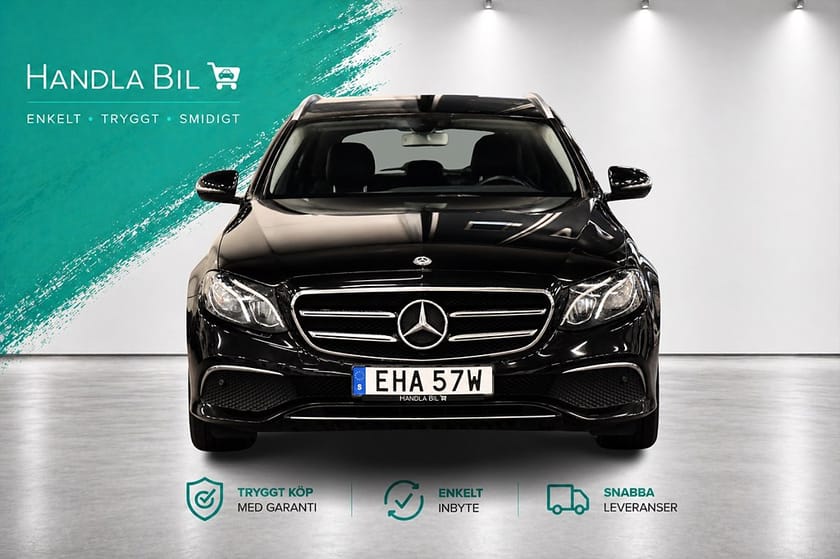 Bild 3 av Mercedes-Benz E 200 T d Fleet Widescreen D-värm B-kam Dragkrok