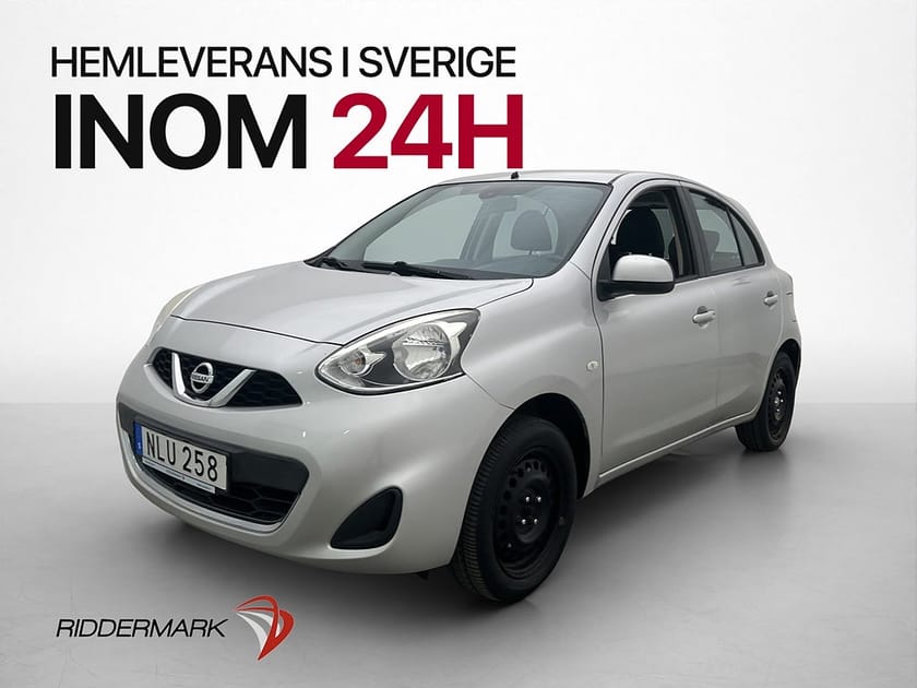 Bild 1 av Nissan Micra 1.2 80hk Farthållare Bluetooth 0.50 l/mil