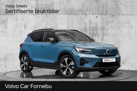 Volvo XC40 Recharge Single Motor Extended Range El. Ultimate 252Hk. Topputstyrt!