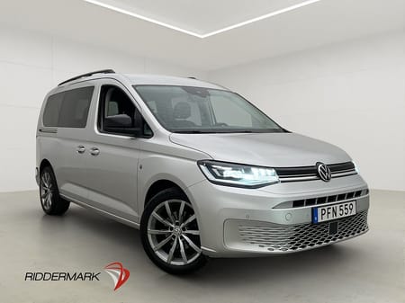 Volkswagen Caddy Maxi 7-Seater Life Värm Cockpit Drag LED Kamera Moms