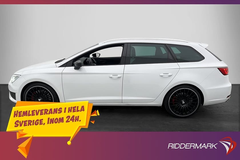 Bild 2 av SEAT León Cupra ST 280hk Halvskinn Värmare Navi P-Sensorer
