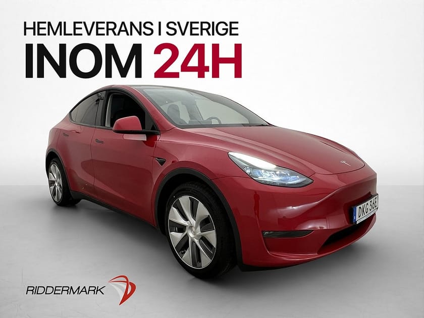 Bild 1 av Tesla Model Y Long Range AWD Svensksåld Panorama Värmepump