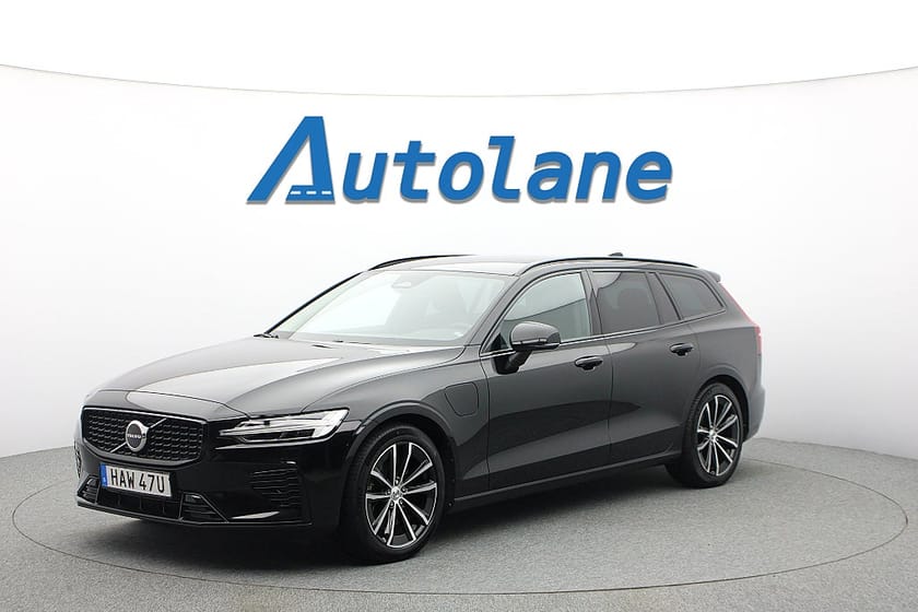 Bild 4 av Volvo V60 Recharge T6 AWD Plus Dark, B-Kamera, Drag, Skinn, 398hk