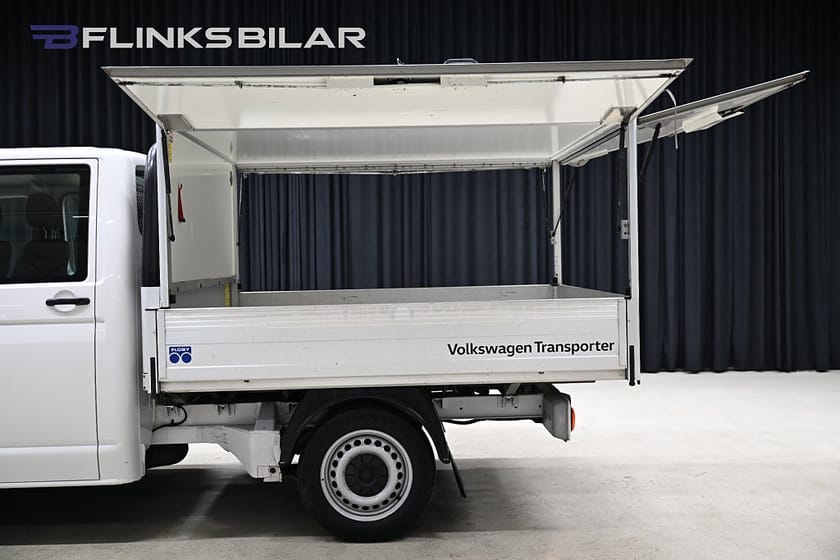 Bild 4 av Volkswagen Transporter Chassi Dubbelhytt 2.0 TDI 102HK Dubbelhytt|5-Sits|Kåpa|Drag|Floby|Leasbar