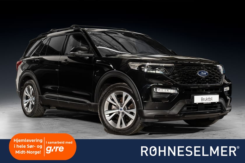 Bilde 1 av Ford Explorer Plug-In Hybrid ST-Line V6 457hk 7seter Krok Forvarme Massasje Pano Acc