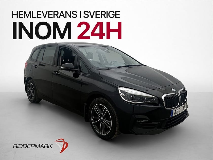 Bild 1 av BMW 218d Gran Tourer 218 Sport line 7-Sit Drag Kamera Rattvärme