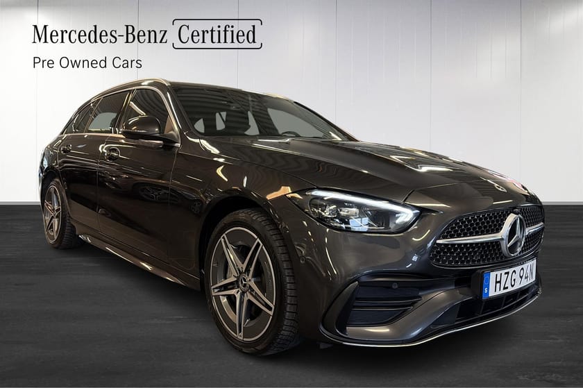 Bild 3 av Mercedes-Benz C 300 T e Moms | AMG Line Advanced | Backkamera | LED