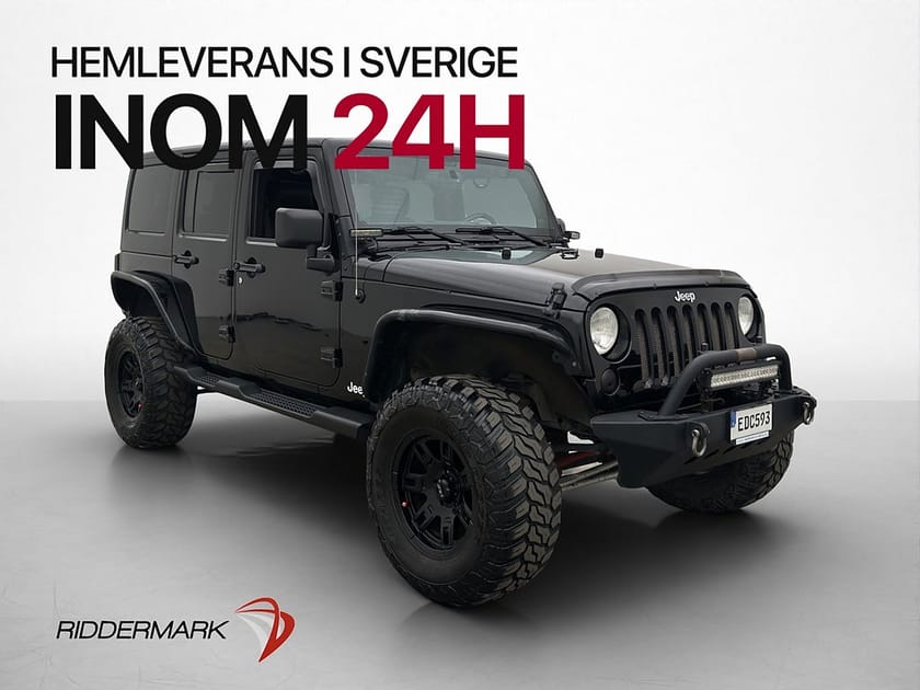 Bild 3 av Jeep Wrangler Unlimited 2.8 4WD Black Sidesteps Skinn Drag