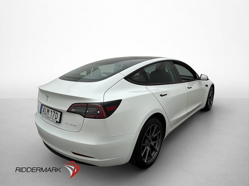 Bild 5 av Tesla Model 3 Long Range AWD Pano Kamera Moms Skinn Navi AP