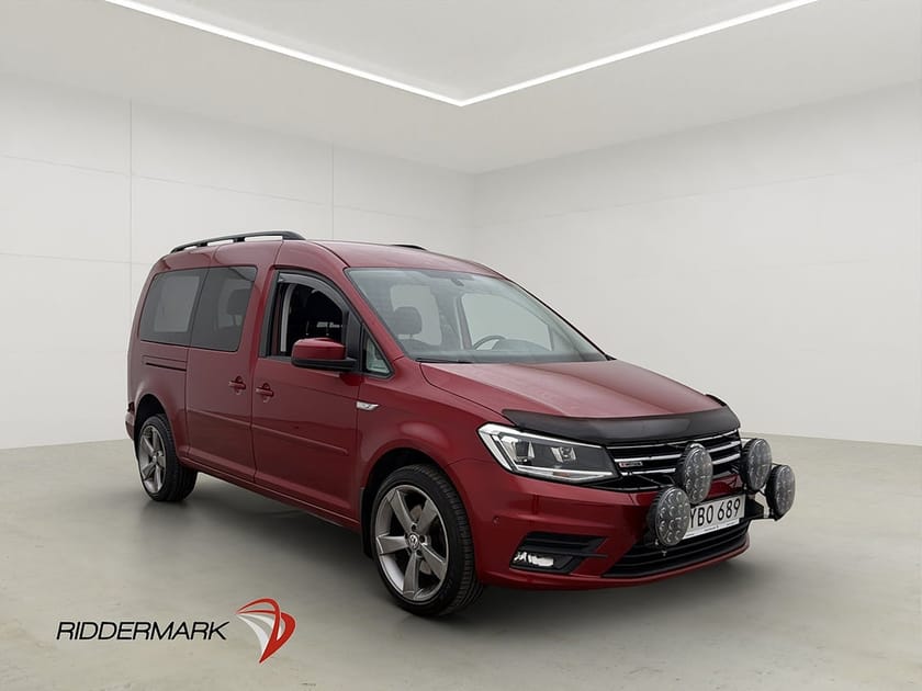 Bild 3 av Volkswagen Caddy Maxi Life 4M Värmare Dragkrok Kamera 7-Sits