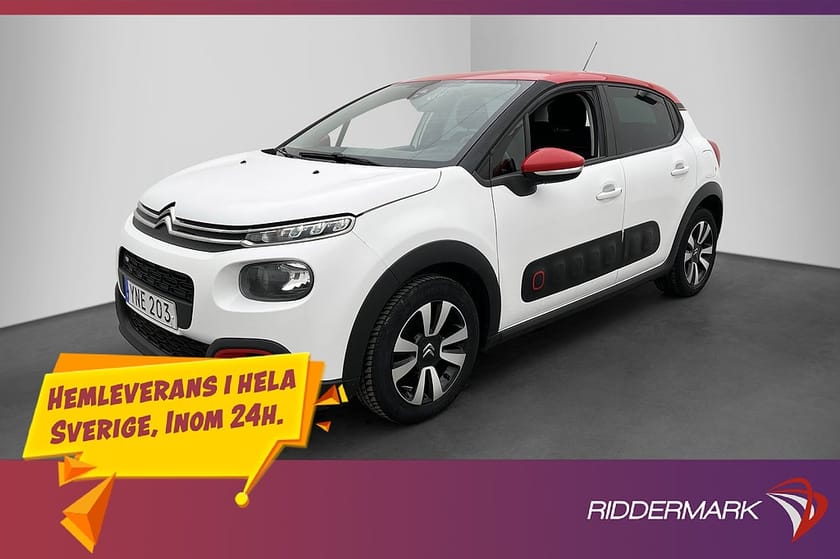 Bild 3 av Citroën C3 82hk Feel Sensorer Farthållare CarPlay 0.47l/mil
