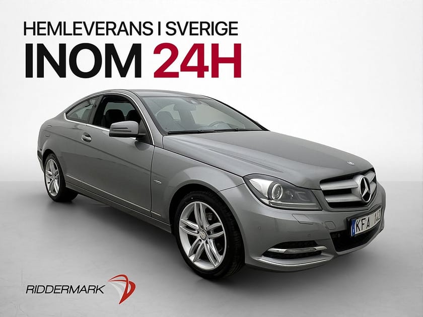 Bild 1 av Mercedes-Benz C 180 Coupé BE 156hk Navi Läder P-sensorer