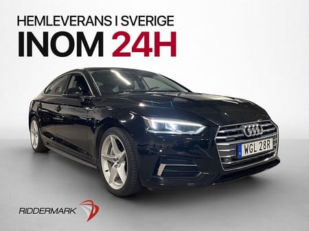 Audi A5 Sportback 45 TFSI quattro Q 245hk Proline Keyless Sensorer