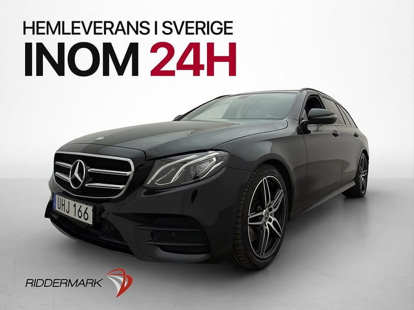 Bild 3 av Mercedes-Benz E 200 T d AMG Line Pano Drag Kamera Navi Ambient