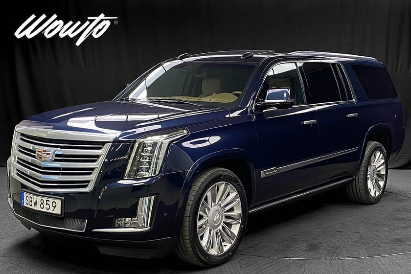 Bild 1 av Cadillac Escalade ESV (EU) 6.2 V8 426HK Platinum /Sv-Såld/Se Spec