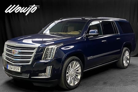Cadillac Escalade ESV (EU) 6.2 V8 426HK Platinum /Sv-Såld/Se Spec