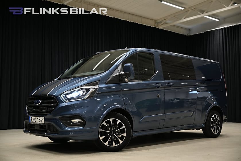 Bild 2 av Ford Transit Custom 290 185HK Automat|Sport|Dubbelhytt|Dubbeldörr|SeUtr!