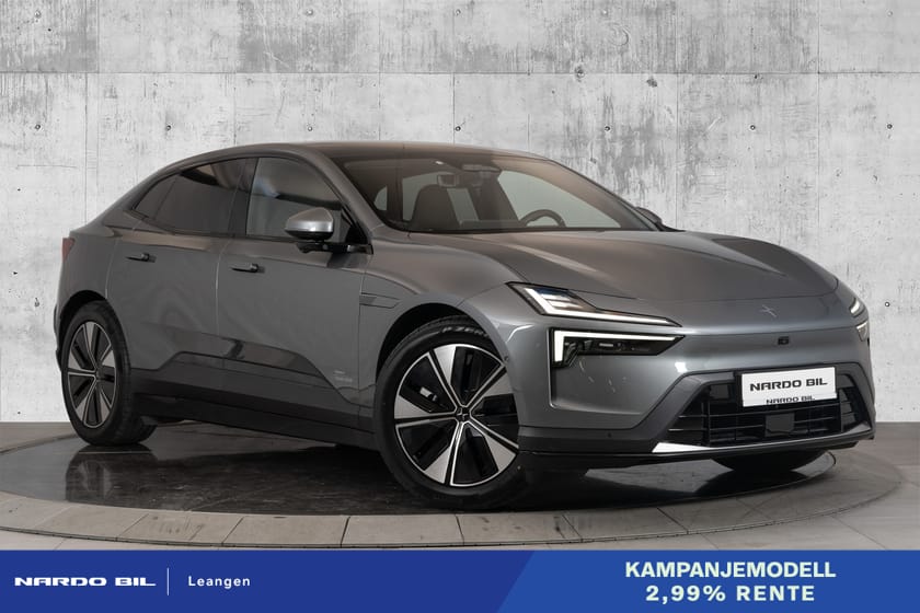 Bilde 1 av Polestar 4 Long Range Dual motor Plus Pilot. 2,99%. Rentekampanje på brukt Polestar!