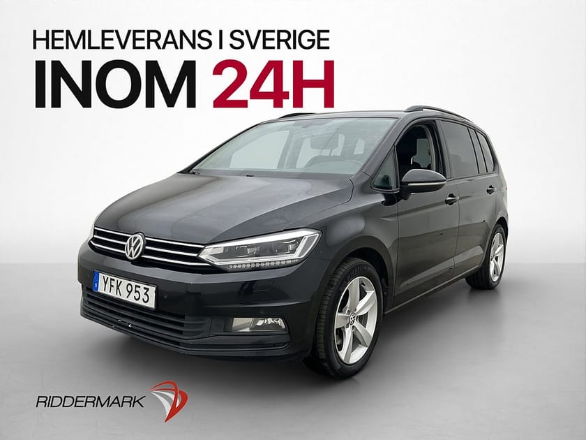 Bild 3 av Volkswagen Touran 1.6 TDI 7 Sits Dragkrok CarPlay Adaptiv
