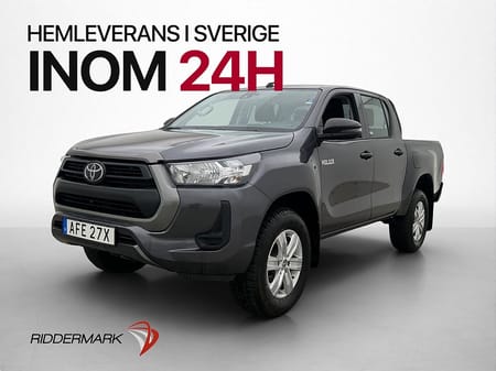 Toyota Hilux Dubbelhytt 2.4 AWD Dragkrok Diff Farthållare Moms 227MIL
