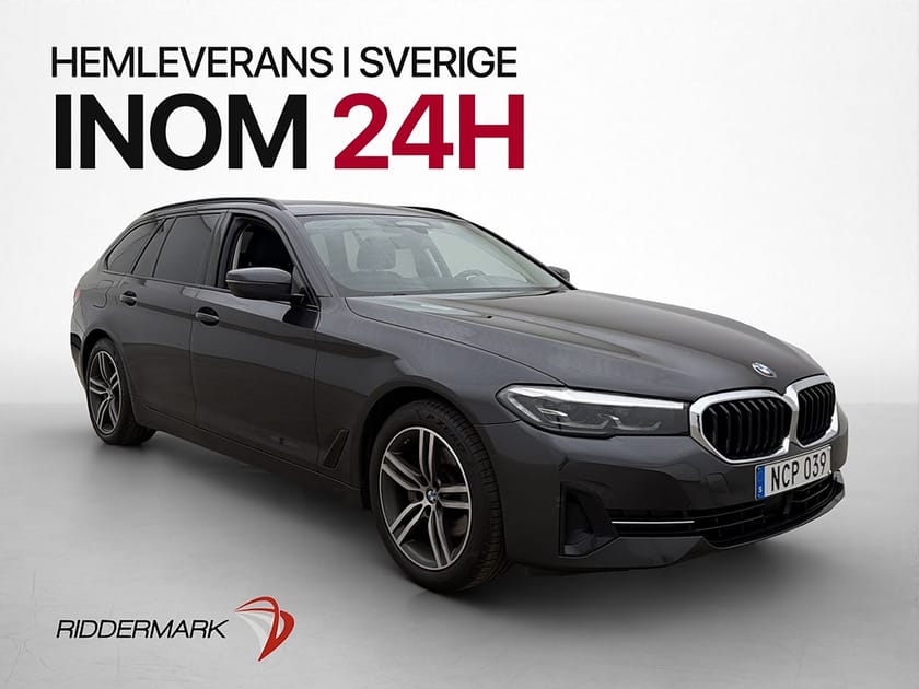 Bild 1 av BMW 520d xDrive Touring 190hk Kamera Skinn CarPlay Dragkrok