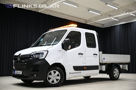 Renault Master Chassi Cab dCi 180HK Dubbelhytt|Flak|Drag|Värmare|Backkamera|Moms
