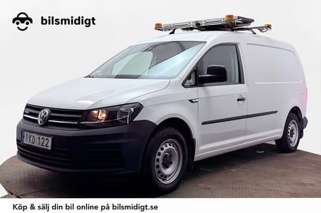 Volkswagen Caddy Maxi Van Skåp 1.4 TGI CNG Aut Drag Specialinredd P-Sens LÅGMIL