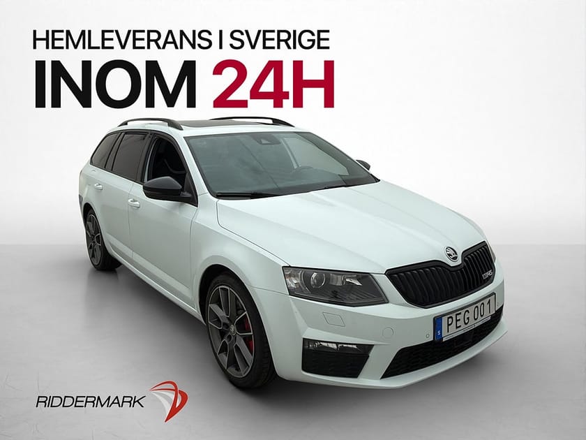 Bild 1 av Škoda Octavia Kombi RS Skoda 2.0 TSI 220hk Pano Canton P-Värm Skinn Drag
