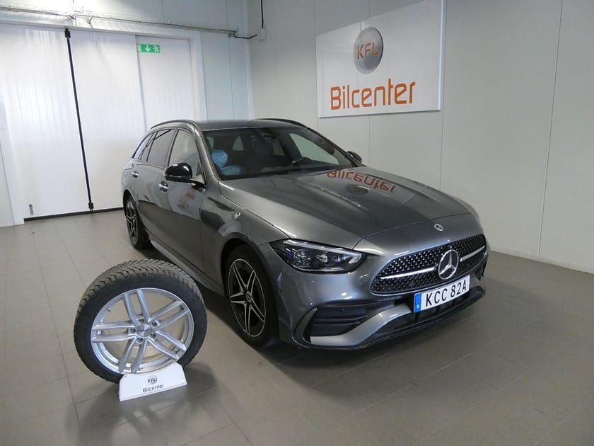 Bild 1 av Mercedes-Benz C 300 T e 9G-Tronic AMG Line Drag-Värmare-360°-Navi-SoV