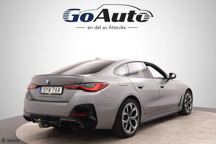 Bild 4 av BMW i4 M50 xDrive Gran Coupé M-Sport Frozen Pure Grey 544hk