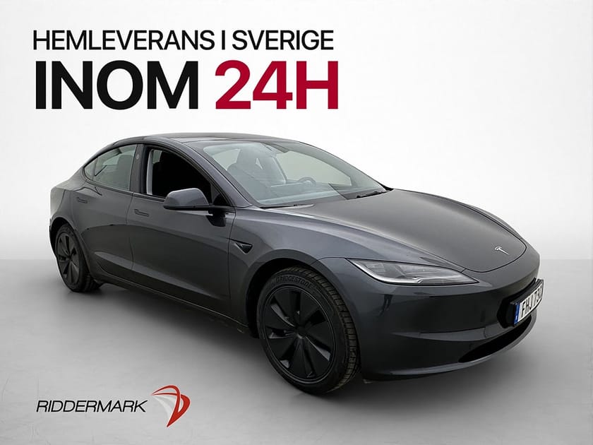 Bild 3 av Tesla Model 3 Long Range AWD Highland Svensksåld Panorama