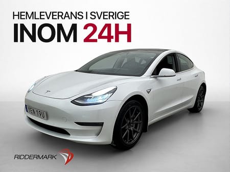Tesla Model 3 Long Range AWD Panorama Kamera Navi Svensksåld