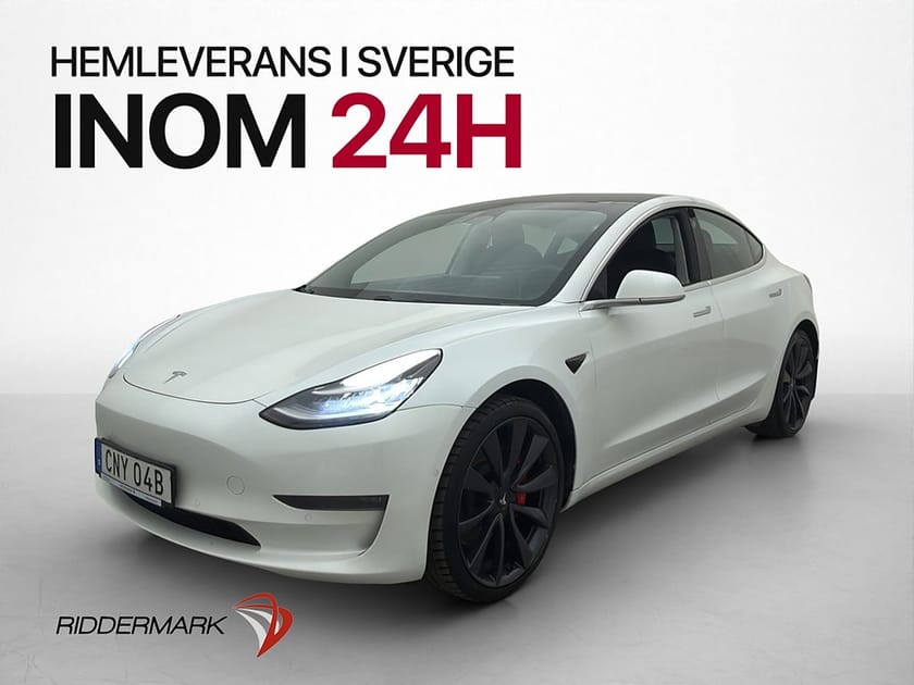 Bild 4 av Tesla Model 3 Performance Autopilot P-Sensorer Sv-Såld