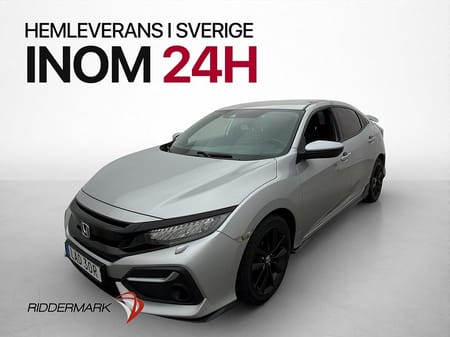 Honda Civic 1.0 126hk SPORT Sidokjolar CarPlay 1-Ägare