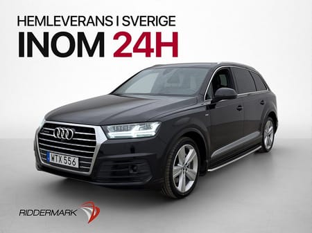 Audi Q7 TDI V6 Q S-Line 7-Sit Cockpit Luftfjädring BOSE Drag