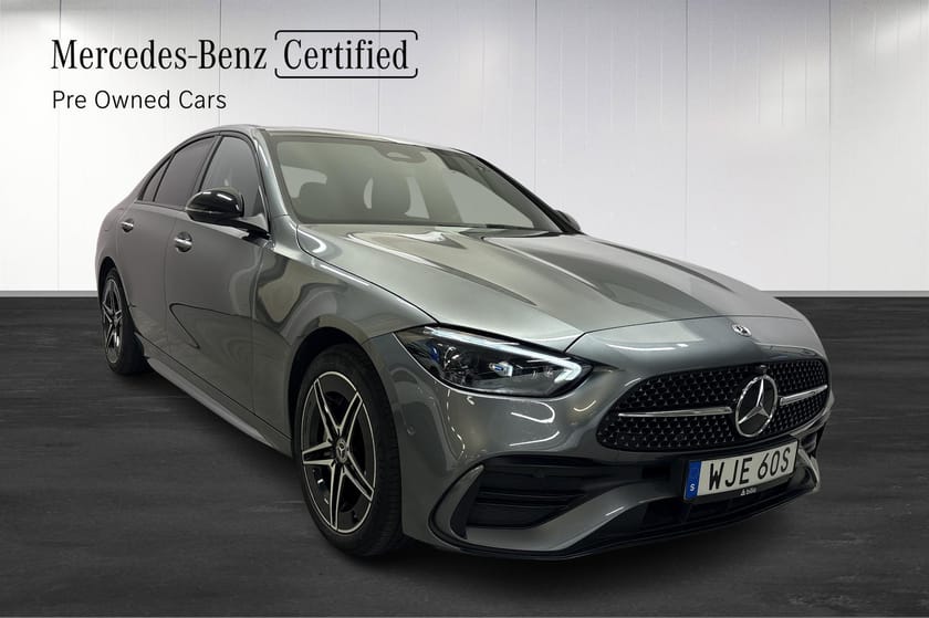 Bild 2 av Mercedes-Benz C 300 e AMG Line/ Nightpkg/ Värmare/ 360°/ Distronic Pro