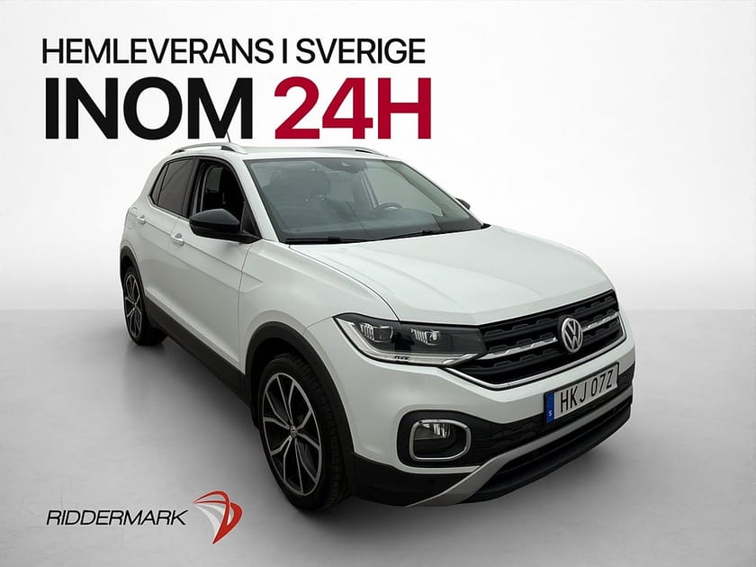 Bild 1 av Volkswagen T-Cross TSI 116hk GT P-Sensorer Halvskinn CarPlay